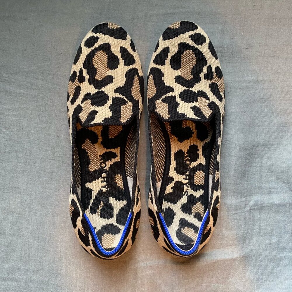 Rothy's Leopard Print Loafers